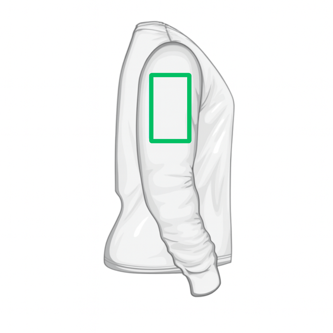 Personalisatie mouw (sweater)