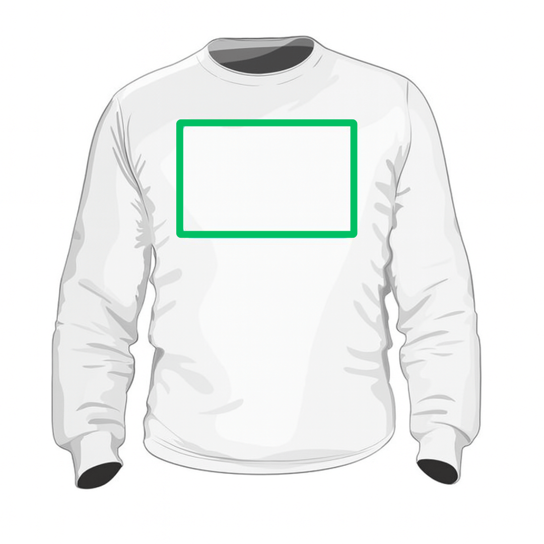 Personalisatie voorkant (sweater)