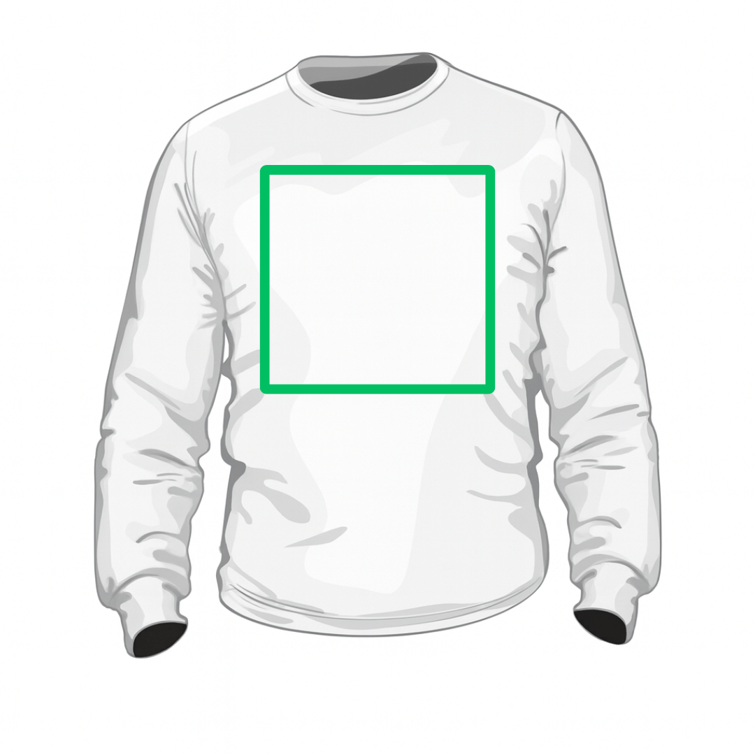 Personalisatie voorkant (sweater)