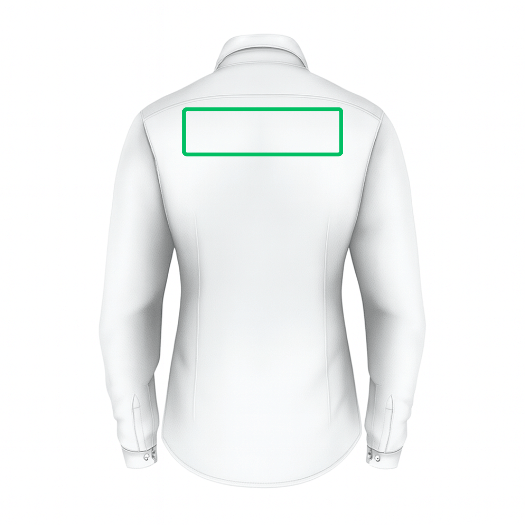 Personalisatie achterkant (overhemd)