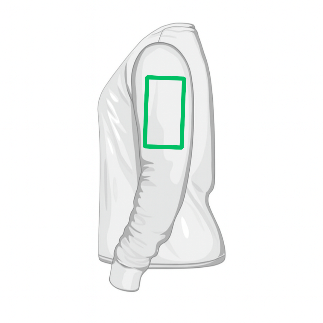 Personalisatie mouw (sweater)