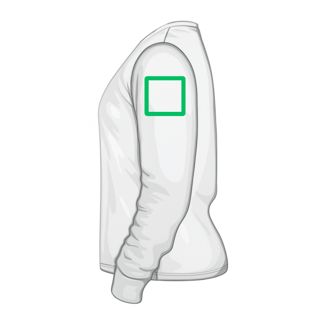 Personalisatie mouw (sweater)