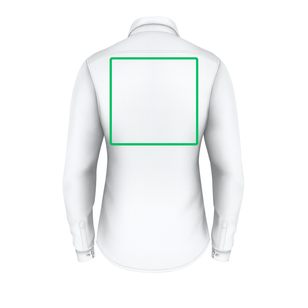 Personalisatie achterkant (overhemd)