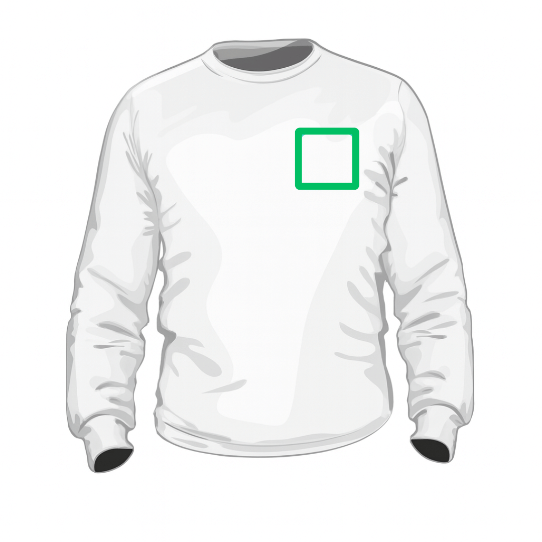 Personalisatie voorkant (sweater)