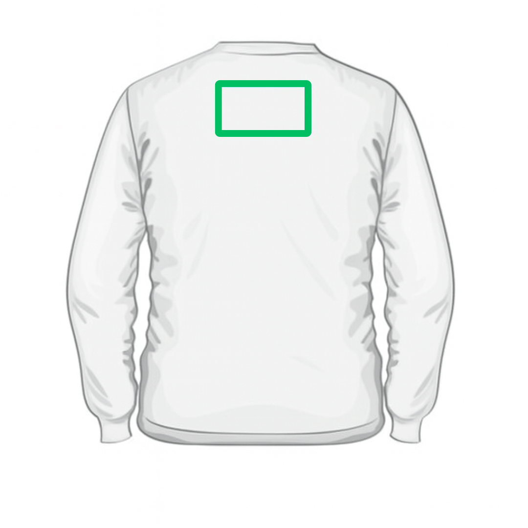 Personalisatie achterkant (sweater)